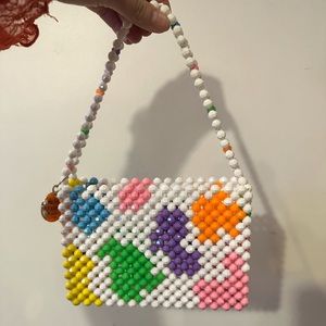 Susan Alexandra Moo Beaded Bag- Colorful